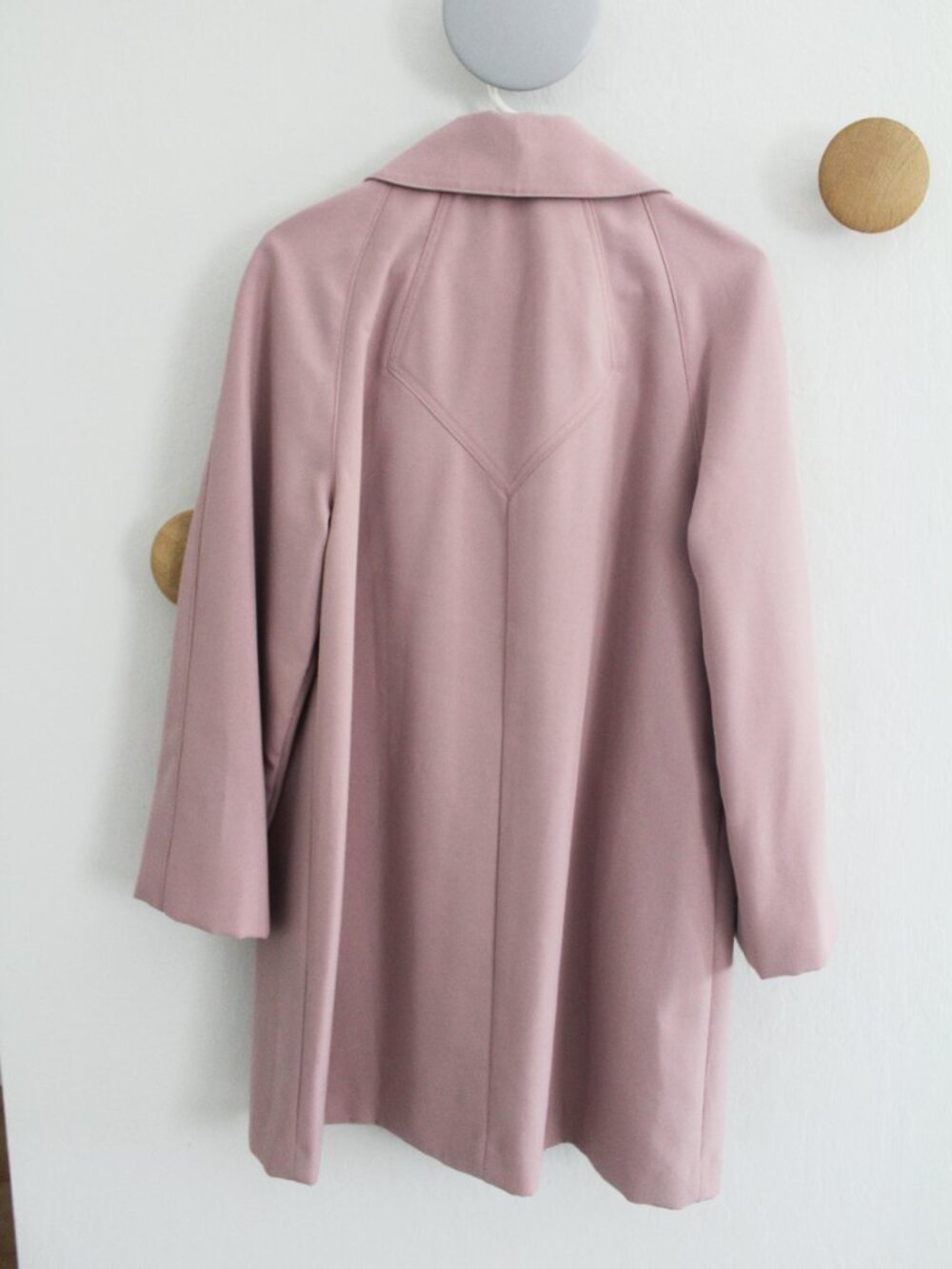 Vintage Sherwood Mauve / Dusty Rose Pea Coat - Medium ? - Picture 3 of 5